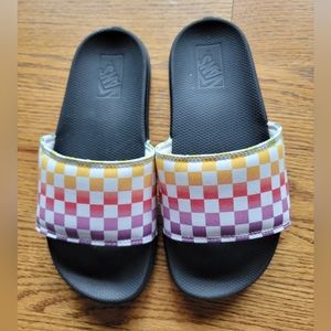 Vans Girls Youth Size 5 slides